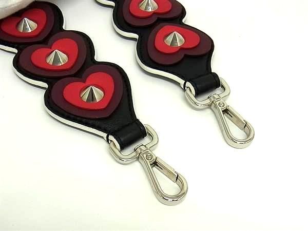 Fendi Strap You Leather Shoulder Strap For Bags Shoulder Women's Red Fe4038