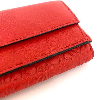 Loewe Trifold Wallet Red Anagram 107.55 S26
