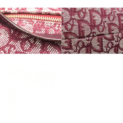 Christian Dior Handbag Cm0093 Trotter Pattern Bordeaux