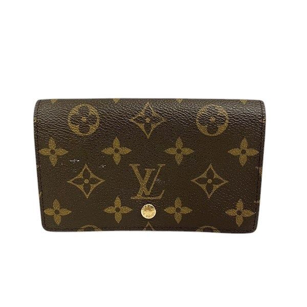 Louis Vuitton Monogram Porte Monebier Tresor M61730 Bifold Wallet Unisex