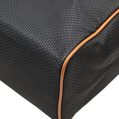 Saint Laurent Mini Boston Bag Handbag Black Brown PVC Leather Women Saint