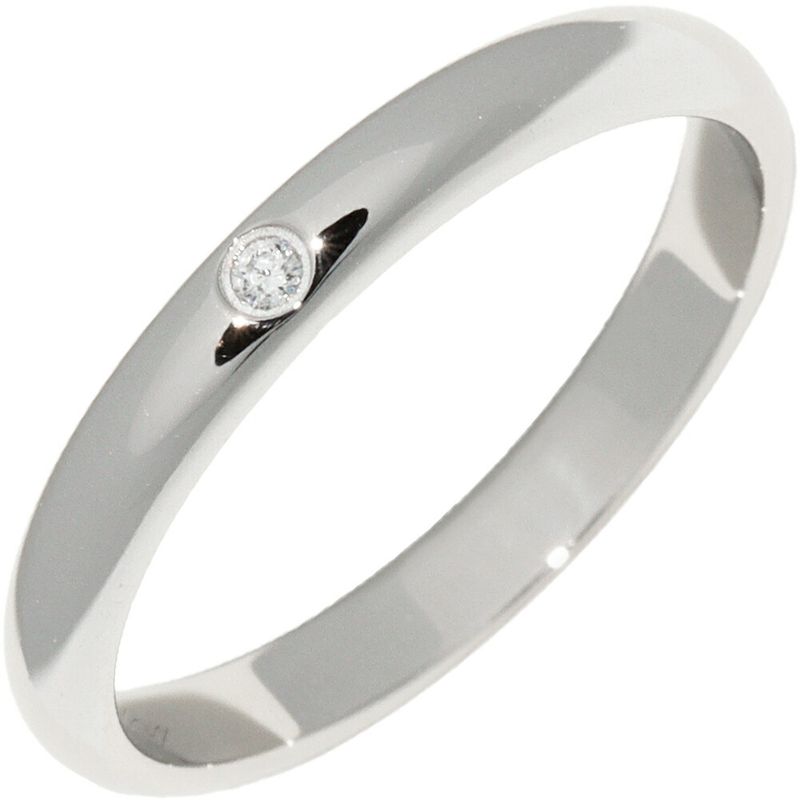 Cartier Ring Pt950 Diamond 1P (001ct) Classic Wedding Ring 1895 Wedding Ring