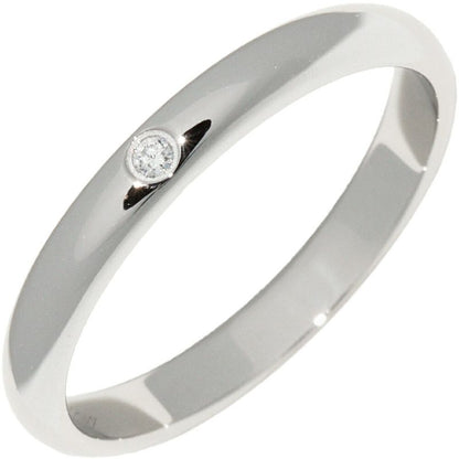 Cartier Ring Pt950 Diamond 1P (001ct) Classic Wedding Ring 1895 Wedding Ring