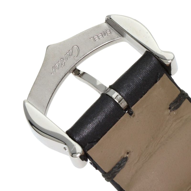 Cartier W4ta0016 Tank Mast De Cartier SM Wristwatch SS Leather Ladies