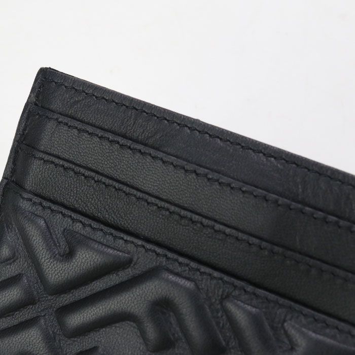 Fendi Baguette 8m0423 Card Case Nappa Leather Women