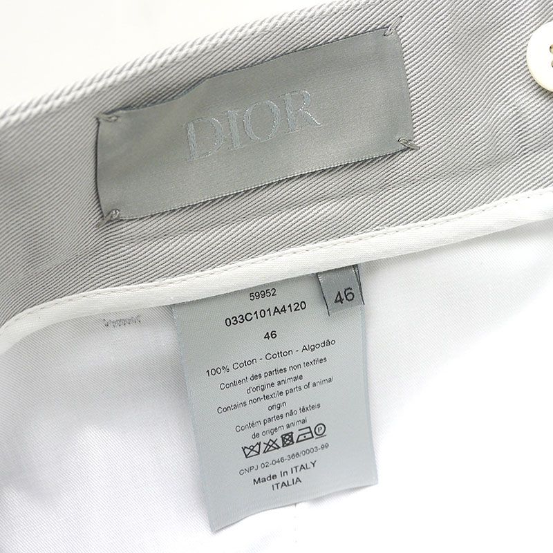 Air Dior X NIKE Logo Embroidery Half Pants 46 Gray