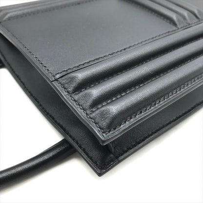 Hermes Cadena Tadelakt Black Hand Bag