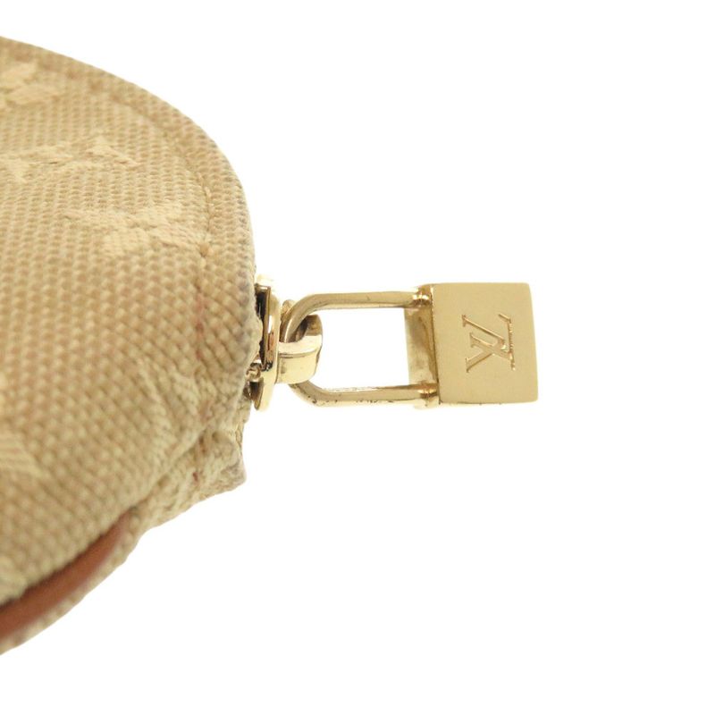 Louis Vuitton Porte Moneron M92452 Monogram Mini Beige Coin Case LV 0792 Louis
