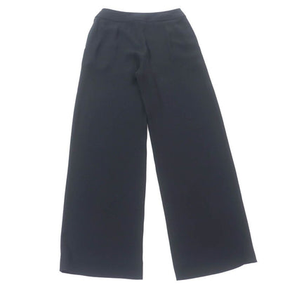 CHANEL Vintage 98P P10254 Coco Mark Buttoned Pants Slacks Bottoms Black 36 Made