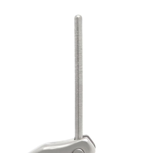 Louis Vuitton Earrings Bookle D'oreille LV Zip Earrings Metal Silver Mp3016