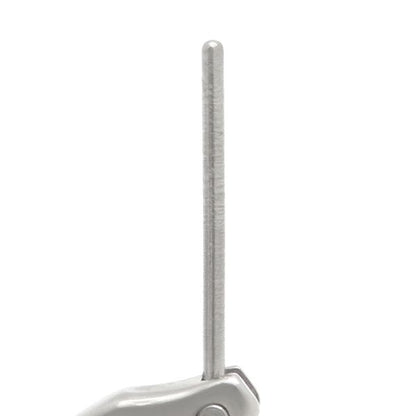 Louis Vuitton Earrings Bookle D'oreille LV Zip Earrings Metal Silver Mp3016