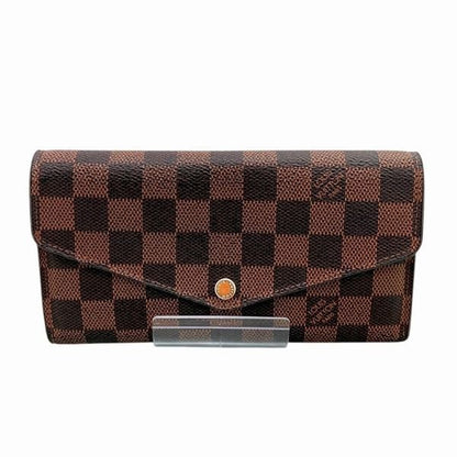 Louis Vuitton Damier Portefeuille Sarah N63209 Long Wallet Unisex