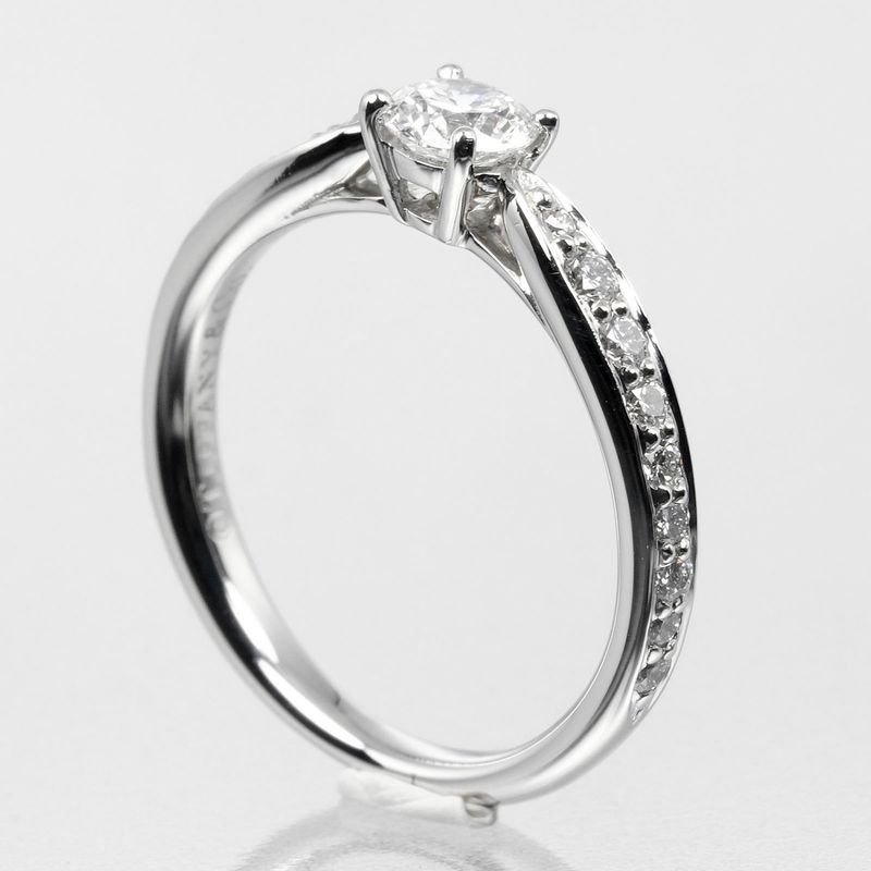Tiffany & Co Harmony Engagement 0.25ct Vvs2/g/2ex/vg Pt950platinum × Diamond #5