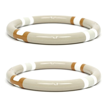 Hermes Bangle H Equipe Greige S Accessories - Accessories