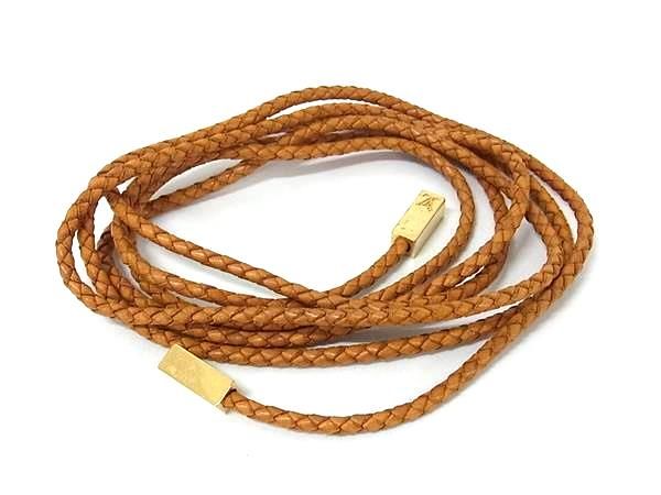 Louis Vuitton M67302 Santure VVN Tresse Rope Belt With Cord Brownish And