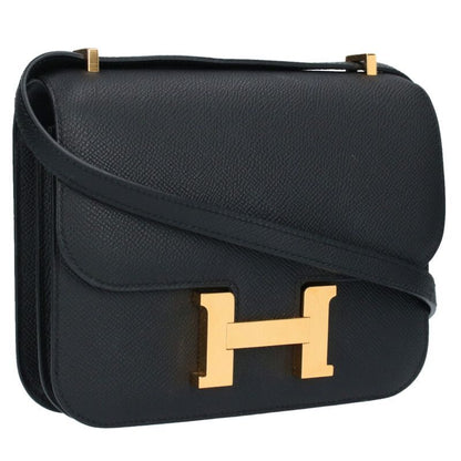 Hermes Constance Mini 18 Engraved B Ghardware Epson Leather Shoulder Bag Women