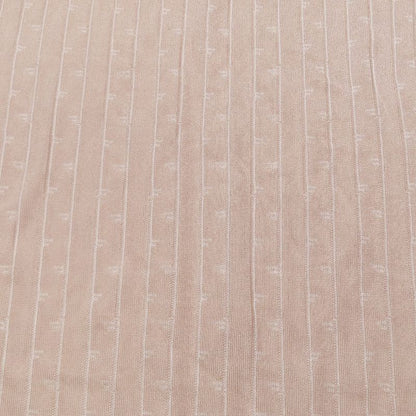 Unused 2022 Fendi Sheer Knit Tight Skirt Long Length Elastic Waist Total Stripe