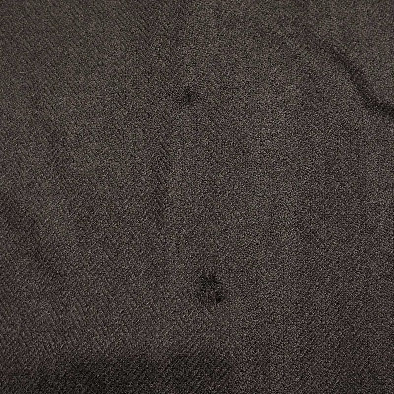 Hermes by Martin Margiela Period 1999aw Cashmere Herringbone Belted Stainless