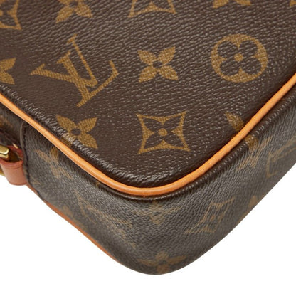 Louis Vuitton Monogram Pochette Cité One Shoulder Bag M51183 Brown PVC Leather