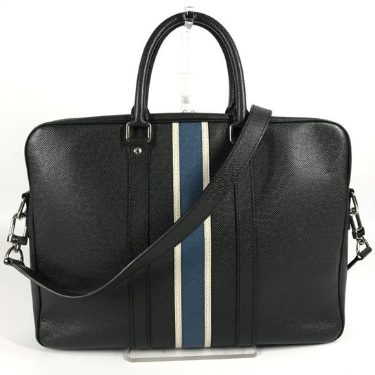 Louis Vuitton Business Bag Porte Dauphine Voyage PDV M34418 Taiga Leather