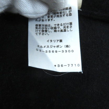 Hermes 23SS 3e2500dc Cashmere Silk Blend Crew Neck French Sleeve Knit Dress