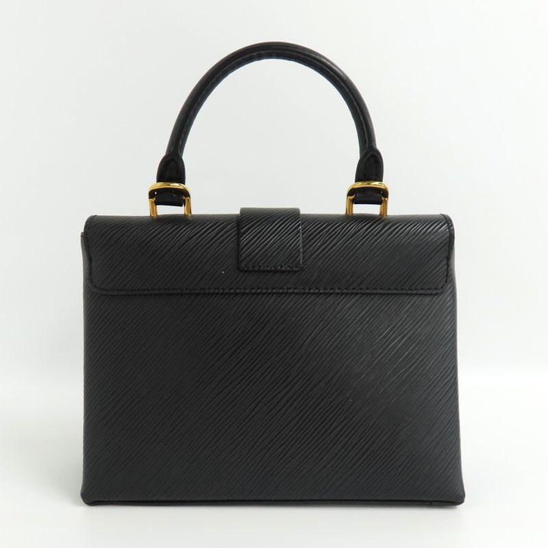 Louis Vuitton Rocki-bb M52880 Epi Noir Black Shoulder Bag 2WAY Gold