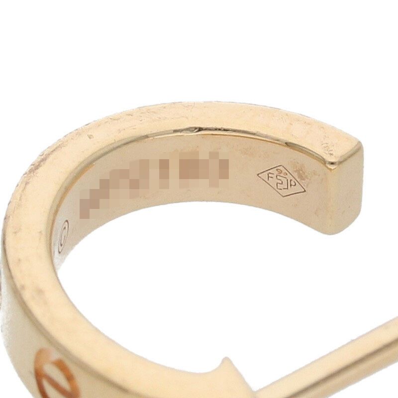 Cartier Love Pink Gold Earrings Men's