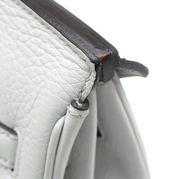 Hermes Handbag Birkin 35 Togo Blue Pale Gold Hardware Light Blue C Engraved