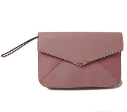 Fendi Clutch Bag Second Bag Fendi Toujours Light Purple With Strap