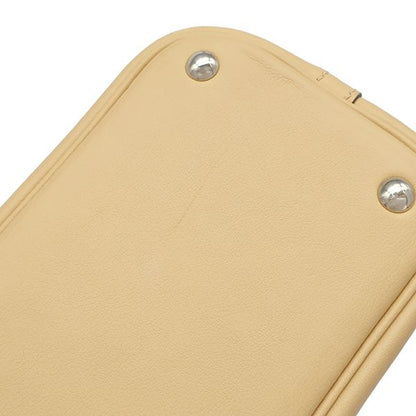 Hermes 2-Way Bag Bolide 27 Swift Natural Sable Silver Hardware Shoulder Stamped