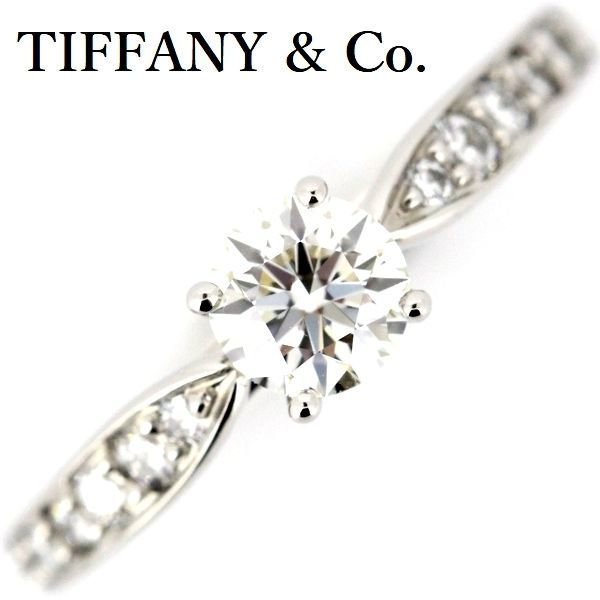 Tiffany & Co Harmony 032ct I-vvs2-3ex Diamond Ring Pt950