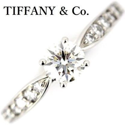 Tiffany & Co Harmony 032ct I-vvs2-3ex Diamond Ring Pt950