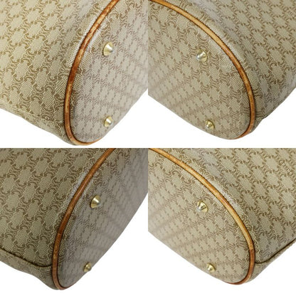 Celine Shoulder Tote Bag Macadam Beige 09bs110