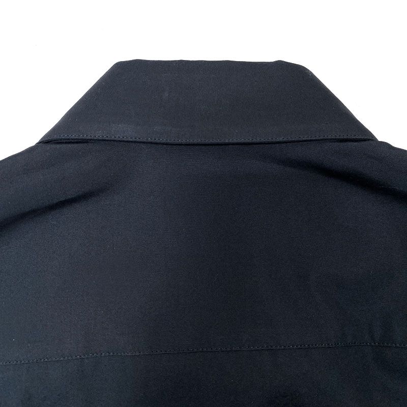 Air Dior X NIKE Chest Logo Cotton Short Sleeve Shirt 38 Navy Blue