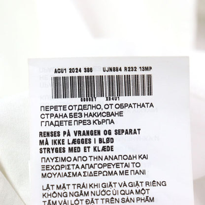 Prada 24SS Ujn884 Cotton 100% Logo Embroidery Crew Neck Short Sleeve T-shirt