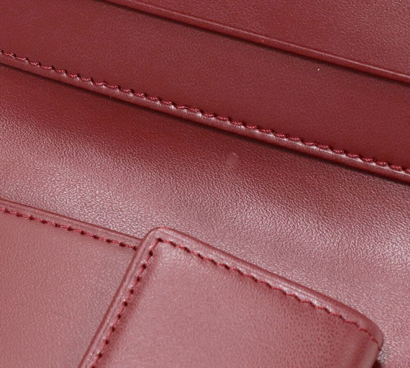 Cartier Folding Wallet With Coin Purse Must De Cartier Calf Bordeaux L3000451