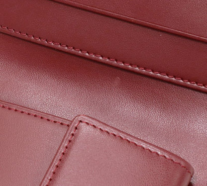 Cartier Folding Wallet With Coin Purse Must De Cartier Calf Bordeaux L3000451