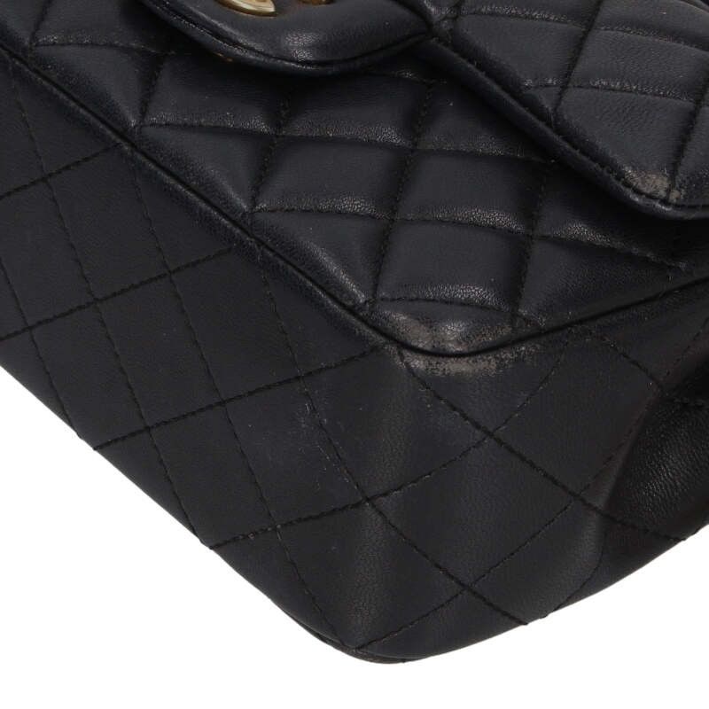 Chanel Top Handle Mini Flap Chain Shoulder Bag Men's