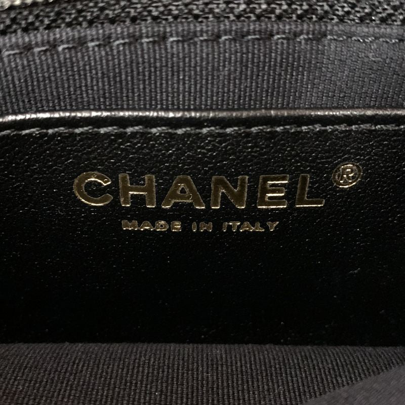 Chanel - Small Bowling Bag Caviar Skin Grained Calf Small Bow Ring Bag - Black