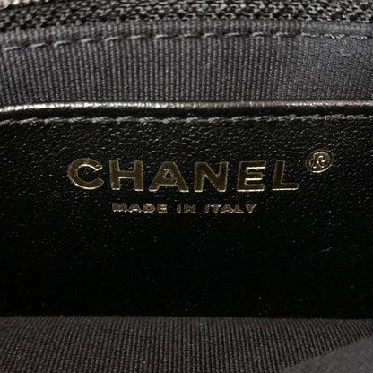Chanel - Small Bowling Bag Caviar Skin Grained Calf Small Bow Ring Bag - Black