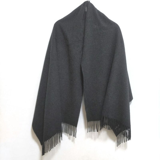 Hermes Stole (shawl) - Dark Grey Cashmere