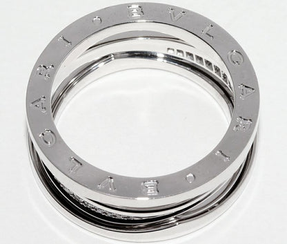 Bulgari Ring 18K White Gold Diamond Bzero1 Legend Ring