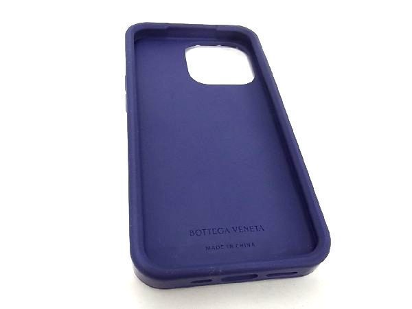 Bottega Veneta Rubber Iphone Case For Iphone13 Pro Ladies Men Purple As4693