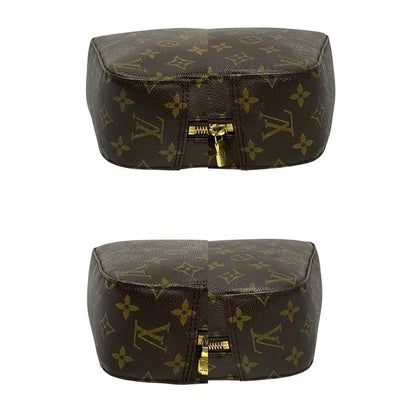 Louis Vuitton Vintage Spontini Monogram Leather 2-Way Shoulder Bag Handbag Brown