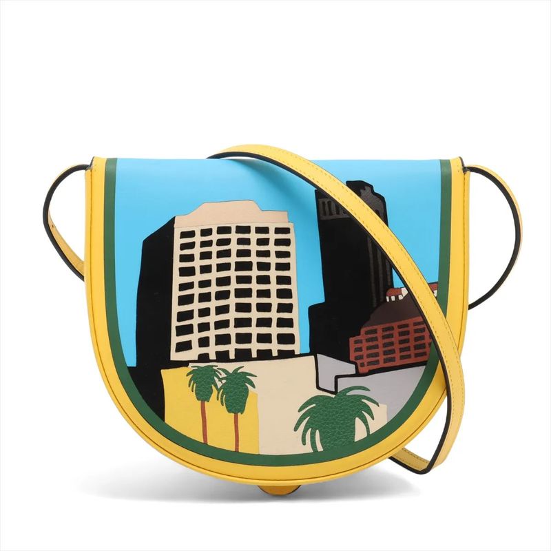 Loewe X Kemprice Collaboration Leather Heel Bag Crossbody Shoulder Crossbody