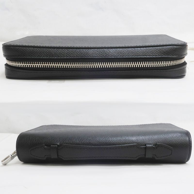 Louis Vuitton Long Wallet Taiga Zippi-xl Noir Black M44275 RFID