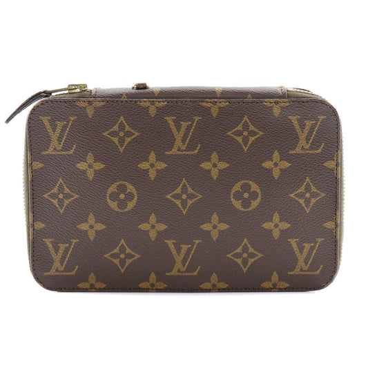 Louis Vuitton Poche Monte Carlo Jewelry Case M47350 Monogram Canvas Unisex Pouch