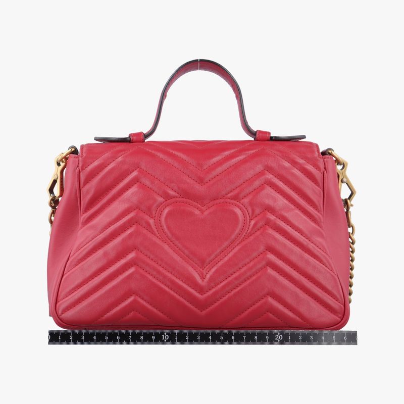 Guccigg Marmont Red Leather 498110 F024930433