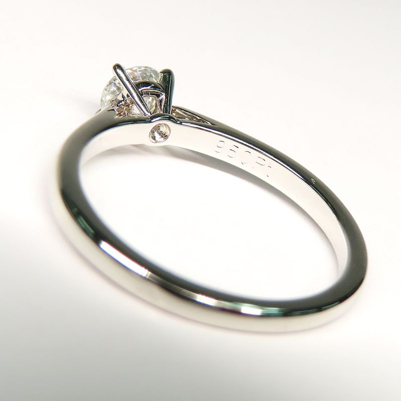 Cartier Solitaire Diamond 0.31ct F VS1 EX Ring #48 GIA Certified