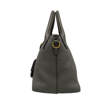 Prada Handbag - 1ba111 Dark Grey Leather